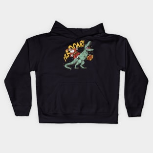 Santa an T-Rex Kids Hoodie